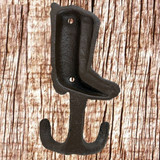 Rustic Boots Coat Hook - Back view.