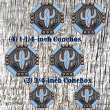 Turquoise Saguaro Cactus CON302-I-E-SD-SET-1 Turquoise Saguaro Cactus CON302-I-E-SD-SET-1