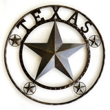 Star Metal Art Texas Rustic 24 Inch Wall Décor