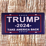 Trump 2024 TAKE AMERICA BACK License Plate