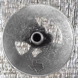 Moose 1-3/8 Inch Antique Nickel Finish Concho
