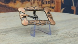 Paradiso Antique Copper 3/4" Buckle - front view.