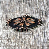 Oaxaca 1-1/2 Inch Concho - side view.