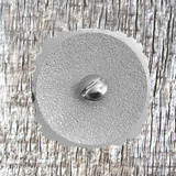 Oaxaca 1-1/2 Inch Concho - rear view with Concho screw inserted.