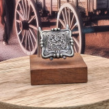 Three Berry Antique Nickel 1-1/4 Inch Concho - front view.