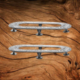 Riggin Plates Nickel Oval Engraved (2) - side view.