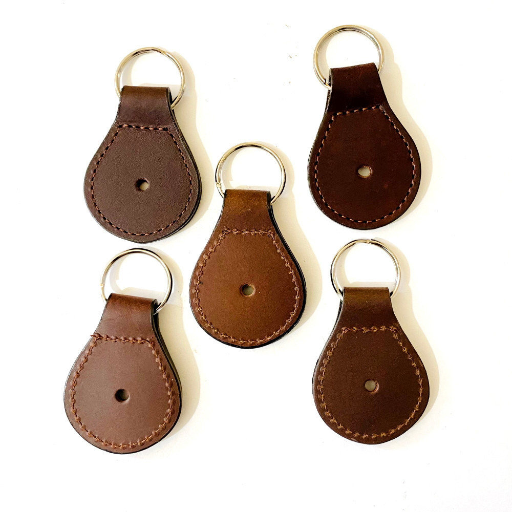 Brown Leather Key Fob Texas Uniques Store