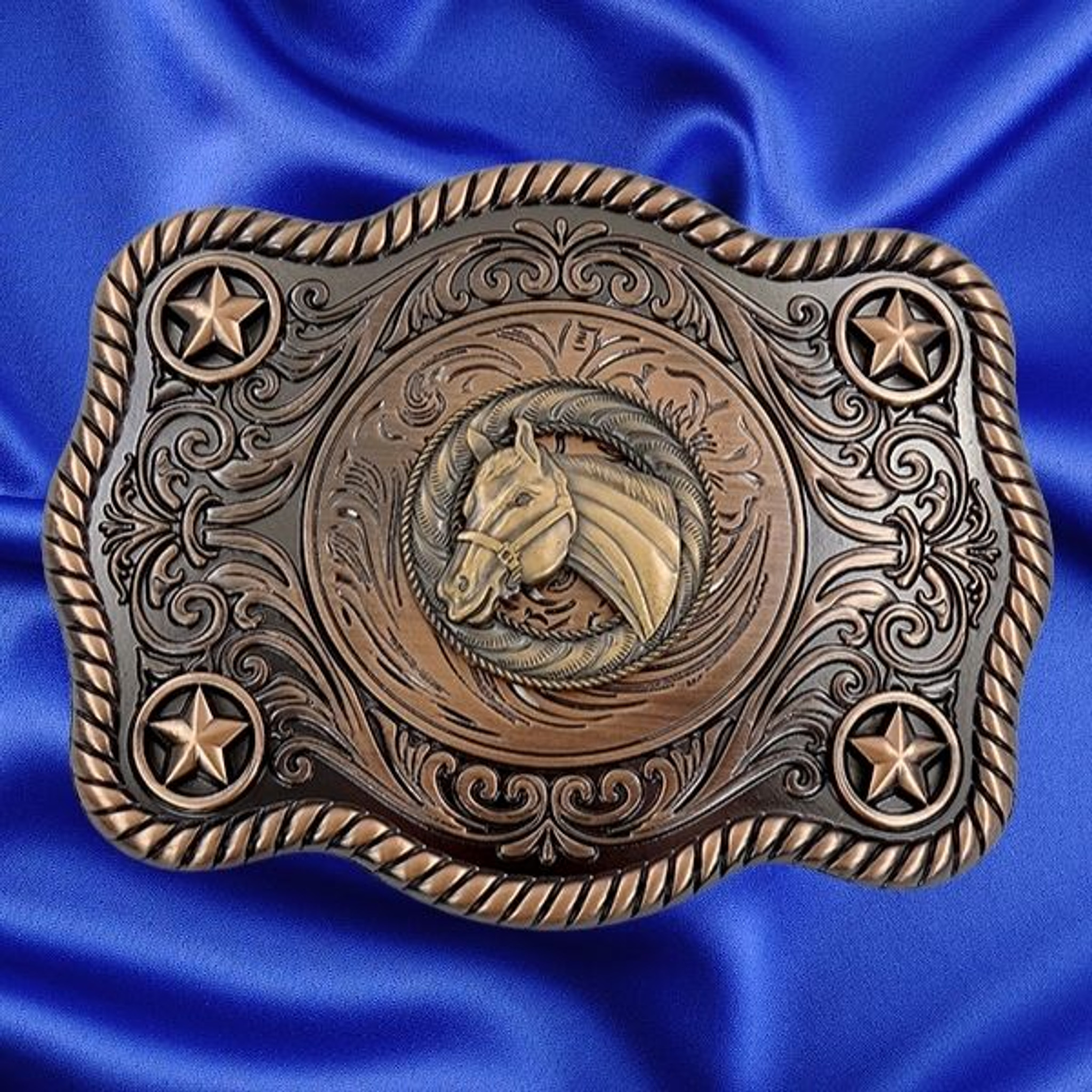 Horse Head Western Belt Buckle