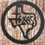 Metal Art Cut Out Of State Of Texas - front view.