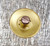 State Seal Of Texas 1-1/4 Inch Conchos - rear view with Concho screw inserted.