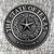 State Of Texas State Seal 1-1/4 Inch Concho - front view.