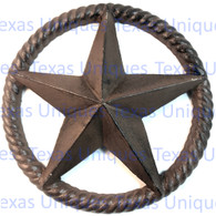 10-1/2 Inch Cast Iron Star In rope Circle