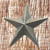 3-1/4 Inch Cast Iron Star - Front View.