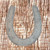 Western Mini Cast Iron Horseshoe - Front View