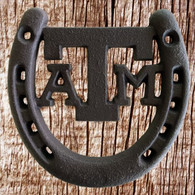 Texas A & M Horseshoe Plaque - Front View