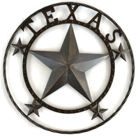 Star Metal Art Texas 24 Inch Wall Decor