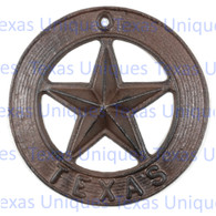 Texas Cast Iron Star Wall Plaques