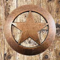 Texas Star Cabinet Knob Antique Copper Finish