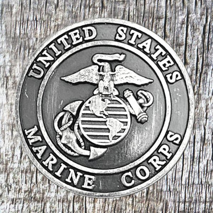 MILITARY 1-1/4 INCH CONCHOS UNITED STATES MARINE CORPS