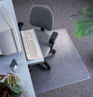 Marbig 87220 Dura Mat Chair Mat Small 950Mm X 1210Mm Keyhole Shape