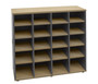 Rapid Worker Pigeon Hole - Natural Oak & Ironstone