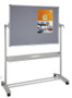 Mobile COMBO Whiteboard & Felt Pinboard