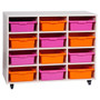 Elizabeth Richards Mobile Storage Trolley - 12 Tray
