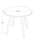 Eternity Round Meeting Table 900mm Diameter