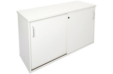 1200mm wide credenza - white