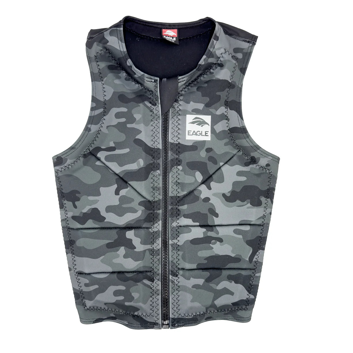 2026 Mens Eagle Black Camo Ultralite Vest - World Barefoot Center 