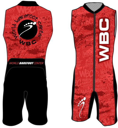 Mens Eagle Pulse Barefoot Suit (Red)