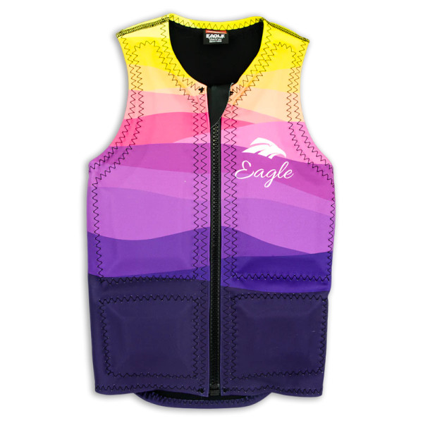 2023 Eagle Jnr Sunset Vest - Purple/Yellow 2023 Eagle Jnr Sunset Vest - Purple/Yellow