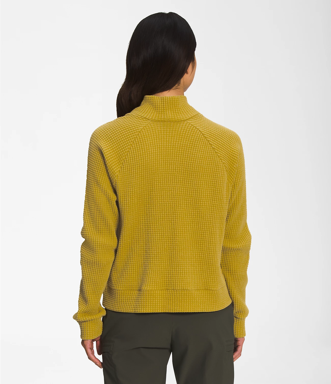 The North Face Women's Long Sleeve Mock Neck Chabot - Mineral Gold