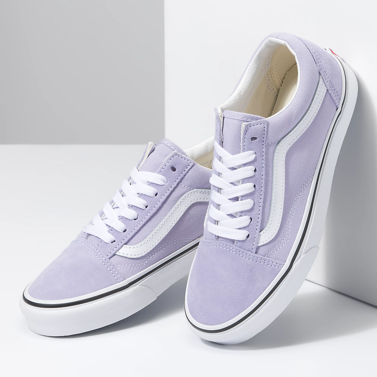 Bevis krøllet Blandet Vans Old Skool - Purple Heather