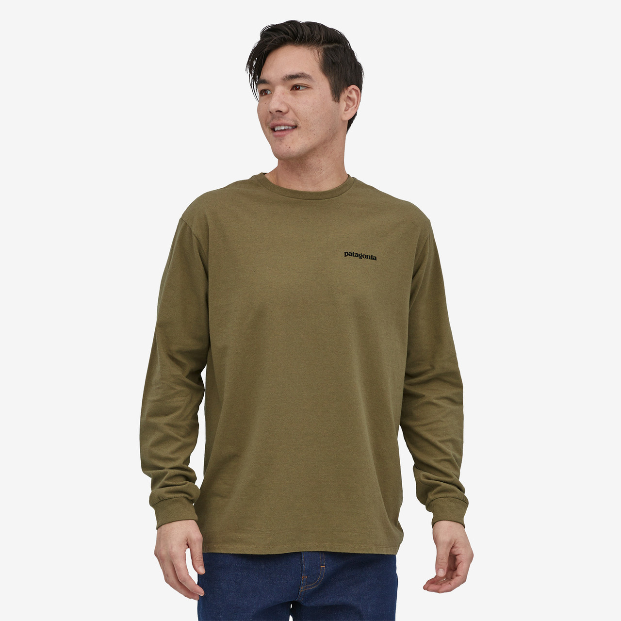 Long Sleeve P-6 Logo - Khaki