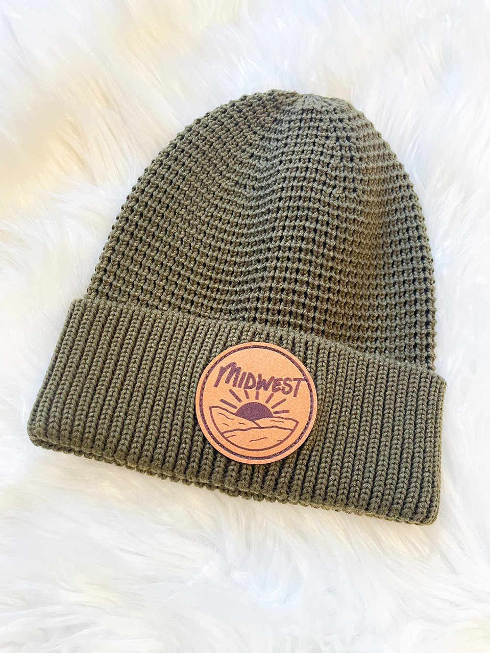 Locale Outdoor Midwest Patch Beanie - Olive