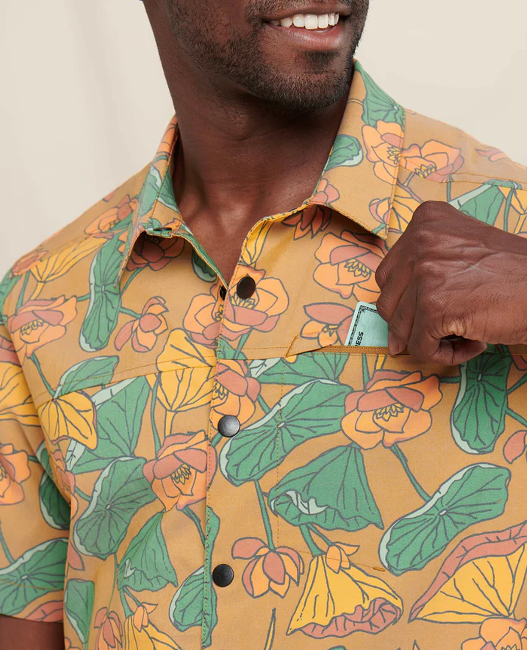 SSLR Big Girl's Floral Button Down Short Sleeve Hawaiian Shirt