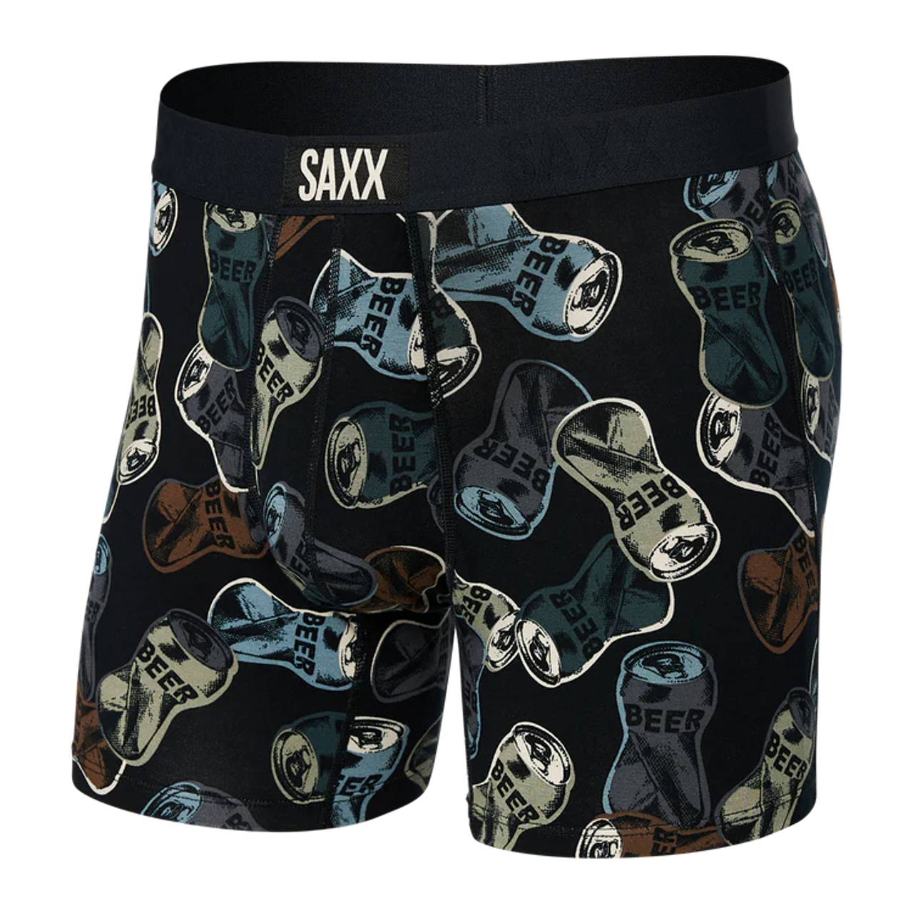 Saxx Vibe Super Soft Boxer Brief - Friday Night Camo Black