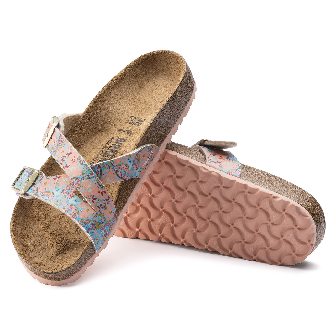 Birkenstock Yao-Bohemian Flower Salmon