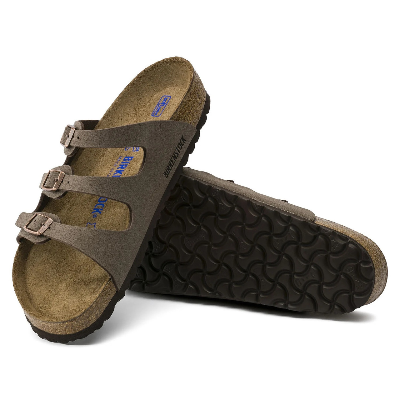 Birkenstock Arizona Suede Mocha Soft Footbed Sandals | Free Shipping –  Bstore