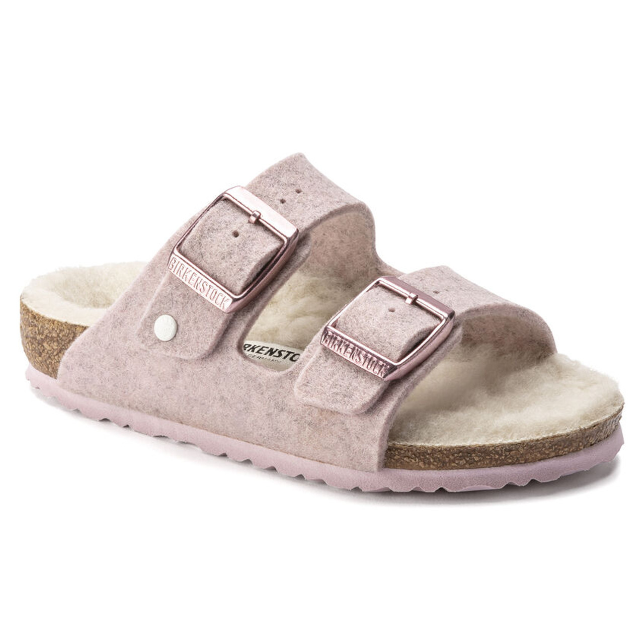 Peer eb tijdelijk Birkenstock Kids Arizona Wool - Soft Pink