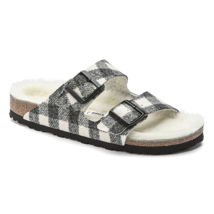 Birkenstock Arizona Wool - Plaid White [Size 45R]