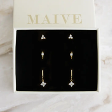 Hoops and Studs Gift Set - Gold Hoops and Studs Gift Set - Gold