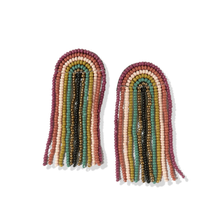 Miyuki Seed Bead Threader Earrings - Rainbow – Lucinda's