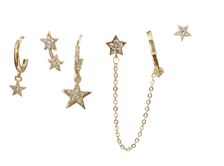 Multi Huggie Set 3 - Gold Multi Huggie Set 3 - Gold