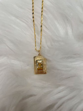 Nora Gold Initial Necklace - C Nora Gold Initial Necklace - C