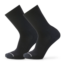 Solid Rib Crew Socks - Black Solid Rib Crew Socks - Black