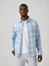 Generation 4-Way Stretch Shirt - Heather Blue