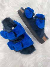 Arizona Platform Big Buckle - Ultra Blue