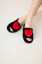 Love Slides Slippers - Black